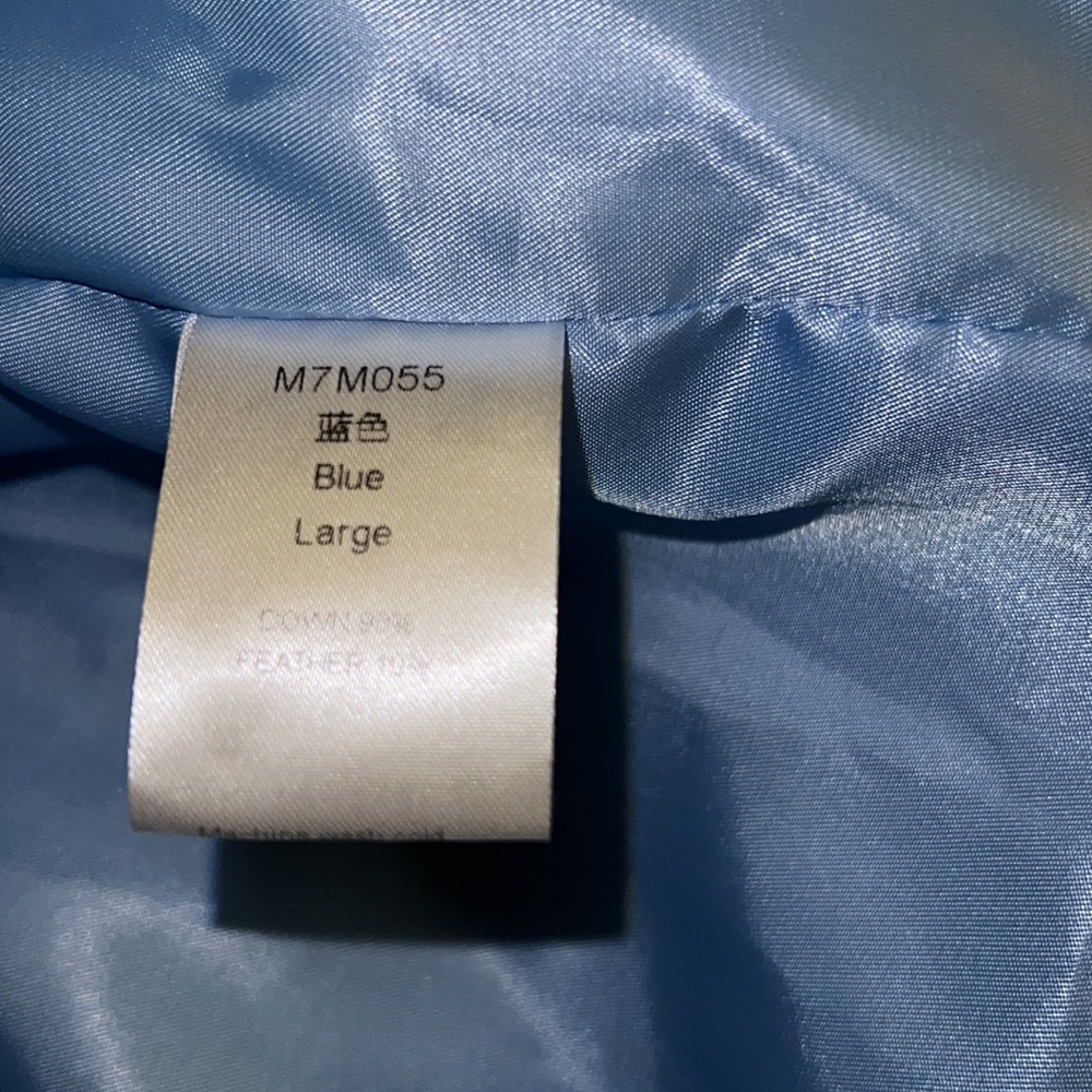 Large blue down jacket brand new - Picture 11 of 13
